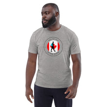 Load image into Gallery viewer, Unisex organic cotton t-shirt Canadian Flag