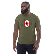 Load image into Gallery viewer, Unisex organic cotton t-shirt Canadian Flag