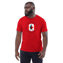 Load image into Gallery viewer, Unisex organic cotton t-shirt Canadian Flag