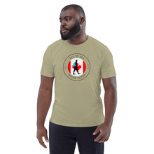 Load image into Gallery viewer, Unisex organic cotton t-shirt Canadian Flag