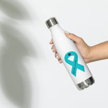 Load image into Gallery viewer, NEVER ALONE Ribbon Stainless Steel Water Bottle