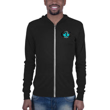 Load image into Gallery viewer, NEVER ALONE Unisex zip hoodie