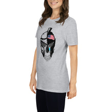 Load image into Gallery viewer, Short-Sleeve Unisex USA Warrior Skull
