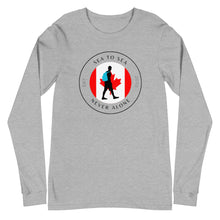 Load image into Gallery viewer, Unisex Long Sleeve Tee  Canadian Flag
