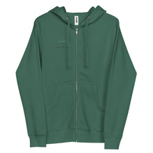 Load image into Gallery viewer, Never Alone Unisex fleece zip up hoodie
