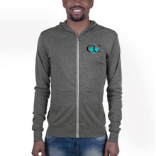 Load image into Gallery viewer, NEVER ALONE Unisex zip hoodie
